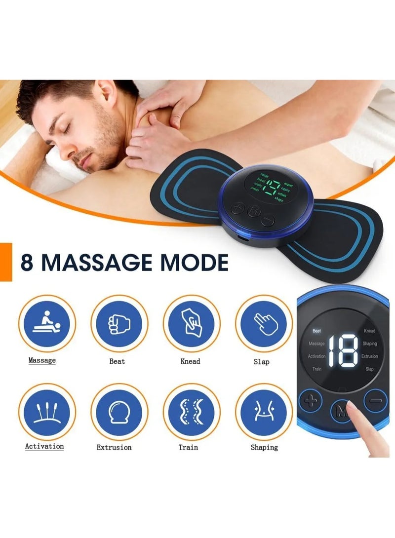 جهاز مساج صغير محمول بتقنية النبضات الكهربائية EMS يستخدم على مناطق مختلفة من الجسم - Image 2